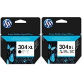 Tusze do HP 304XL DeskJet 2620 3730 3720 N9K07AE + N9K08AE
