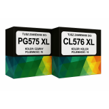 Zgodny komplet tuszy do Canon PG-575 XL CL-576 XL (PG575 XL CL576 XL) czarny + kolor