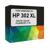 Zgodny tusz do HP 302XL 21ml kolor DeskJet 3830 2130 3832 F6U67AE