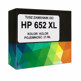 Zgodny tusz do HP 652 XL 21ml KOLOR DeskJet Ink Advantage 2135 3635 4535 F6V24AE