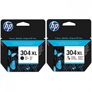 Tusze do HP 304XL DeskJet 2620 3730 3720 N9K07AE + N9K08AE